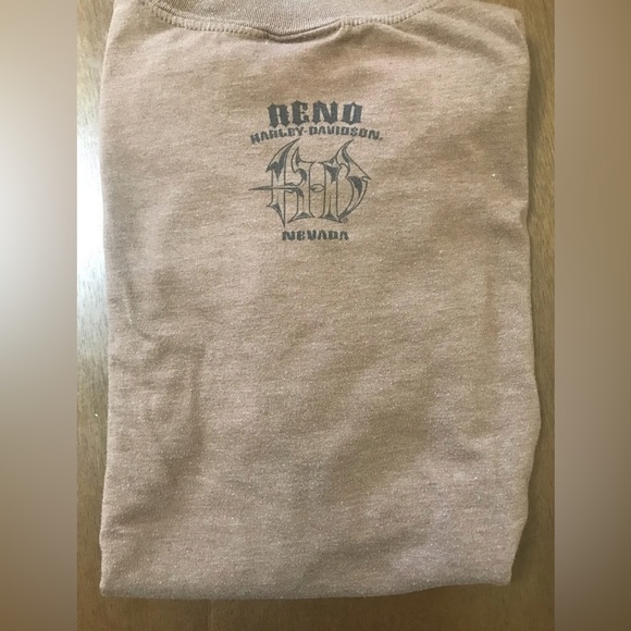 2008 Harley Davidson Outta My Way I'm a Road Hog Reno Nevada Size Large TShirt - Picture 4 of 7